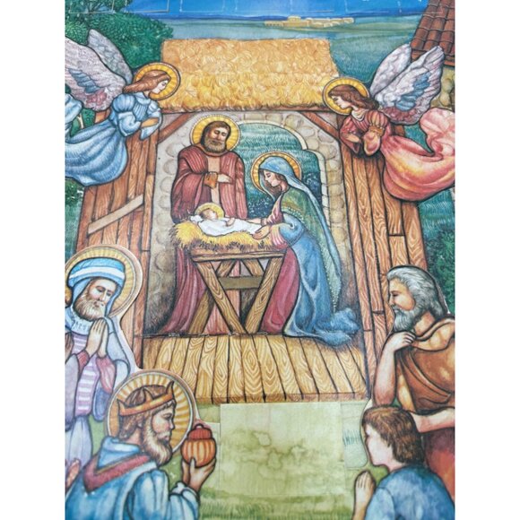 Vintage Current Christmas The Story of Christmas Paper Pop up Advent Calendar 19 - Picture 9 of 13